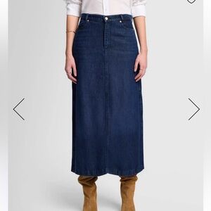 7 For All Mankind Midi Skirt